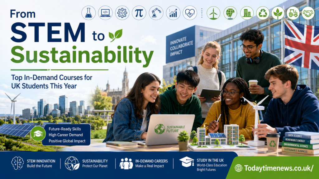 From STEM to Sustainability: Top In-Demand Courses for UK Students This Year
